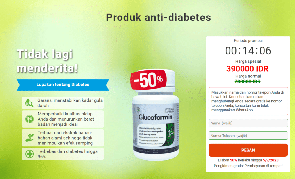 Glucoformin harga