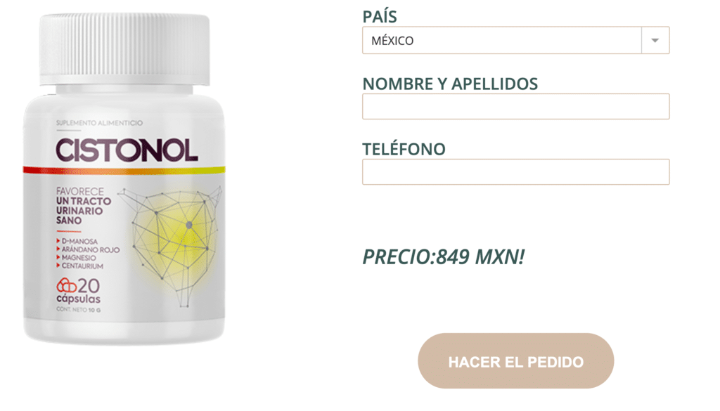 Cistonol Precio