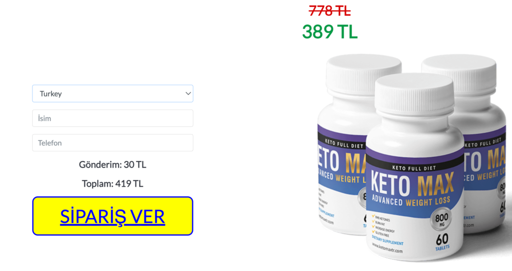 KetoMax FiyatVVVV