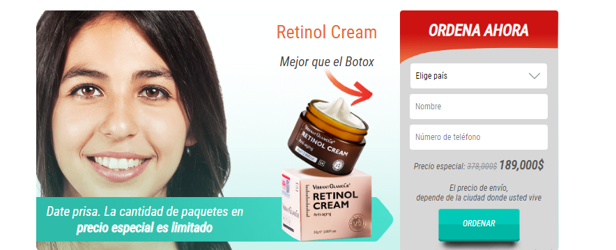 Retinol Cream Precio