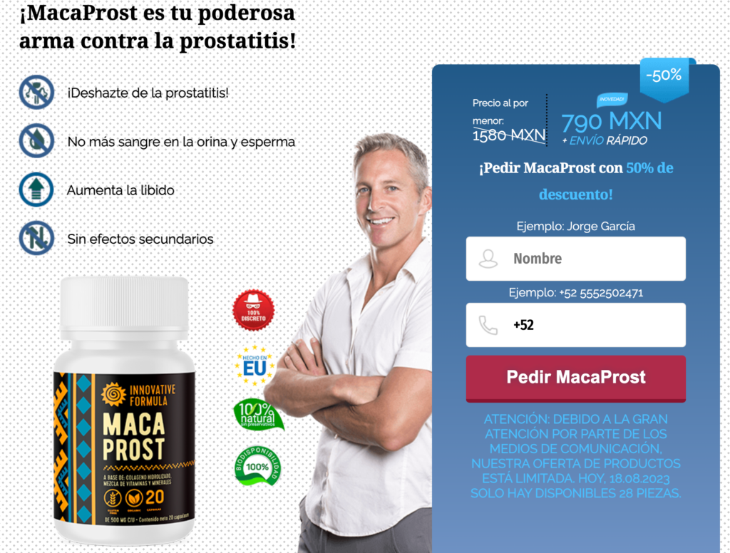 MacaProst Precio