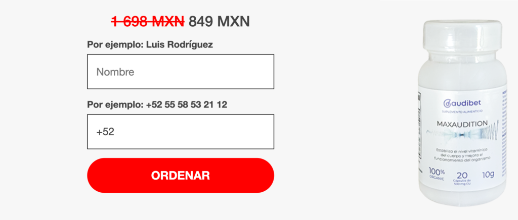 Max Audition cápsula