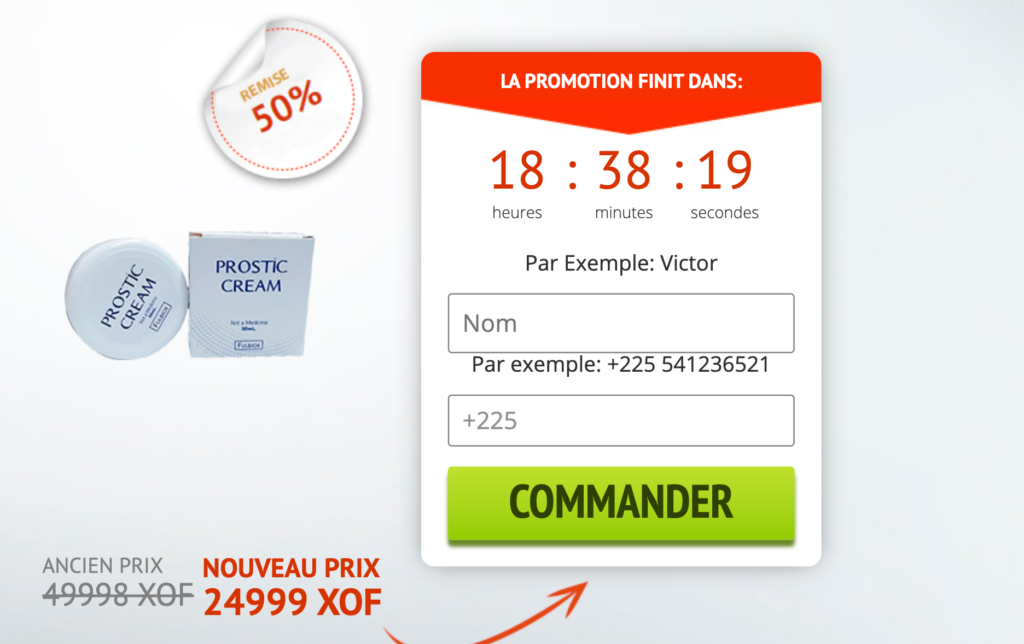 Prostic Cream Commentaires