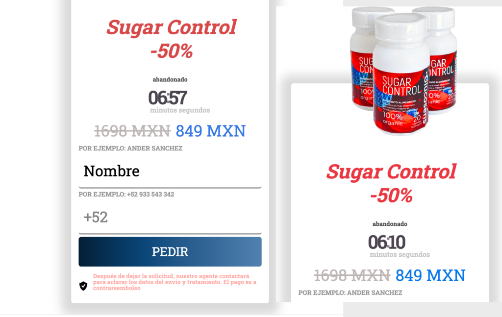 Sugar Control Precio