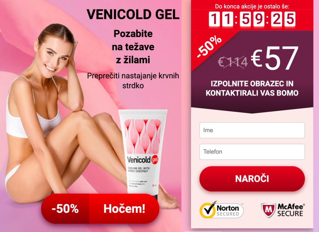 Venicold Gel Cena