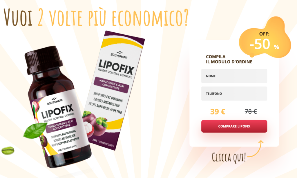 Lipofix Prezzo