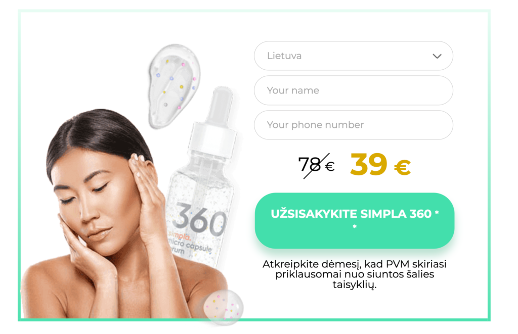 Simpla 360 serumas