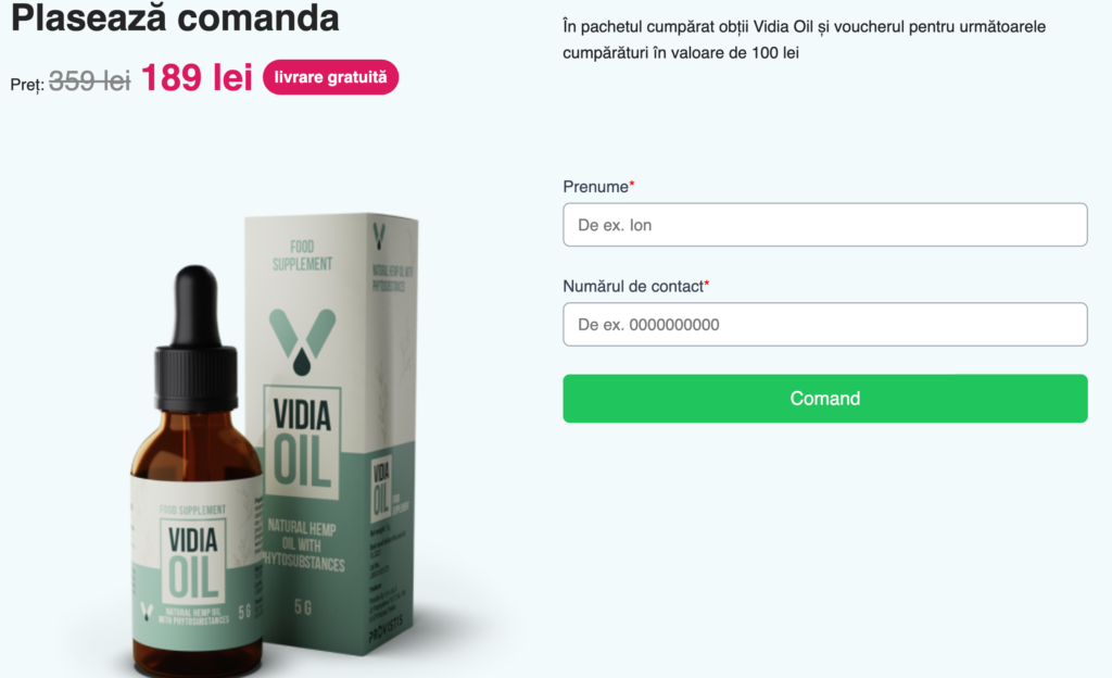 Vidia Oil recenzii